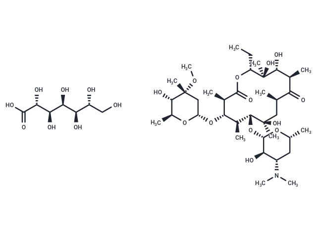 化合物 Erythromycin Gluceptate|T69688|TargetMol