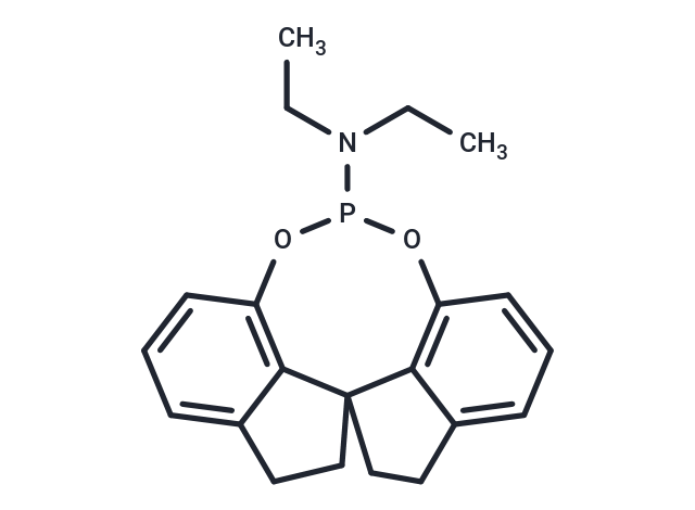 化合物 (11aS)-N,N-Diethyl-4,5,6,7-tetrahydrodiindeno[7,1-de:1',7'-fg][1,3,2]dioxaphosphocin-12-amine|T64499|TargetMol