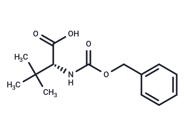 化合物 (R)-2-(((Benzyloxy)carbonyl)amino)-3,3-dimethylbutanoic acid|T65065|TargetMol