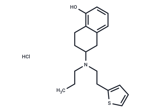 化合物 (Rac)-Rotigotine hydrochloride|T12676|TargetMol