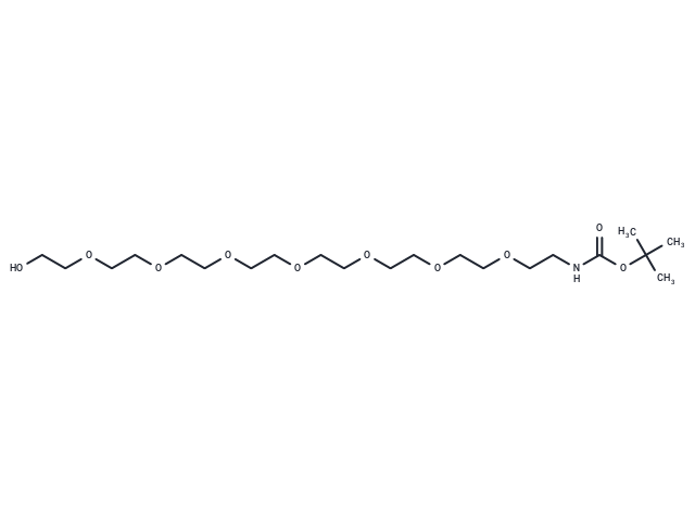 化合物 N-Boc-PEG8-alcohol|T18406|TargetMol