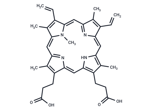 化合物 N-Methylprotoporphyrin IX|T41281|TargetMol