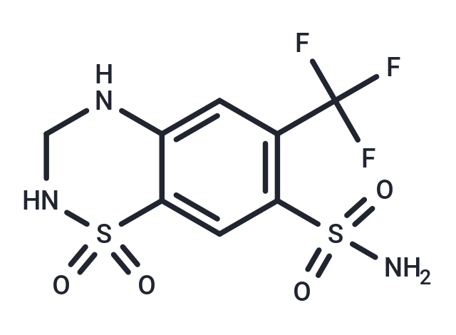 化合物 Hydroflumethiazide|T21416|TargetMol