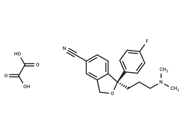 化合物 (R)-Citalopram oxalate|T6493L|TargetMol