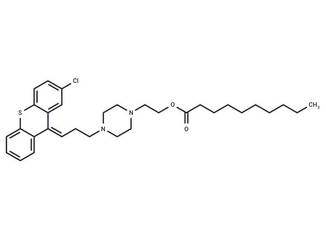 化合物 Zuclopenthixol decanoate|T4117L|TargetMol