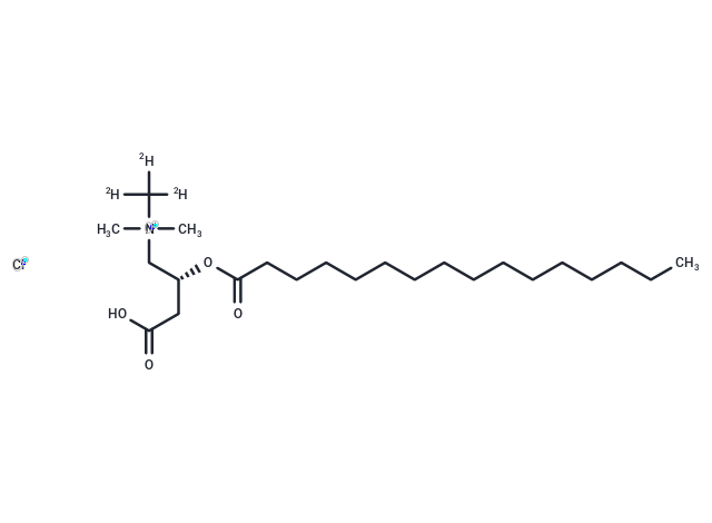 化合物 Palmitoyl L-Carnitine-d3 Hydrochloride|TMID-0040|TargetMol