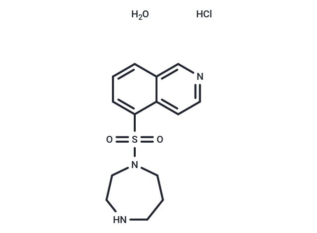 化合物 Fasudil hydrochloride hydrate|T70108|TargetMol