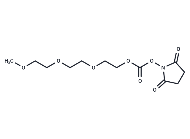 化合物 m-PEG3-succinimidyl carbonate|T15865|TargetMol