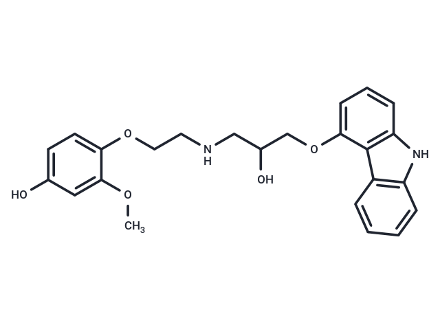 化合物 Carvedilol metabolite 4-Hydroxyphenyl Carvedilol|T10686|TargetMol