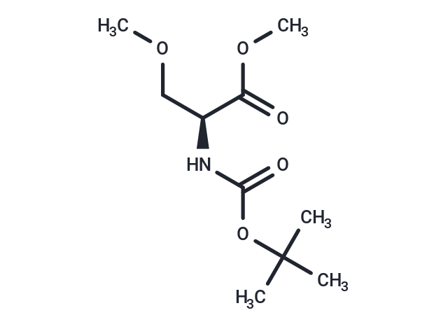 化合物 (S)-Methyl 2-((tert-butoxycarbonyl)amino)-3-methoxypropanoate|T66412|TargetMol