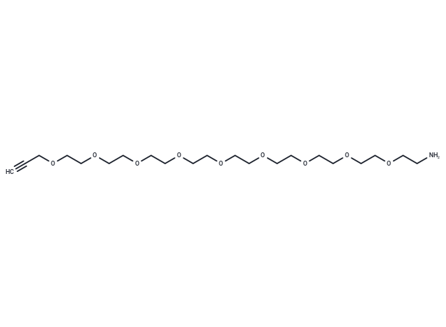 化合物 Propargyl-PEG9-amine|T16653|TargetMol