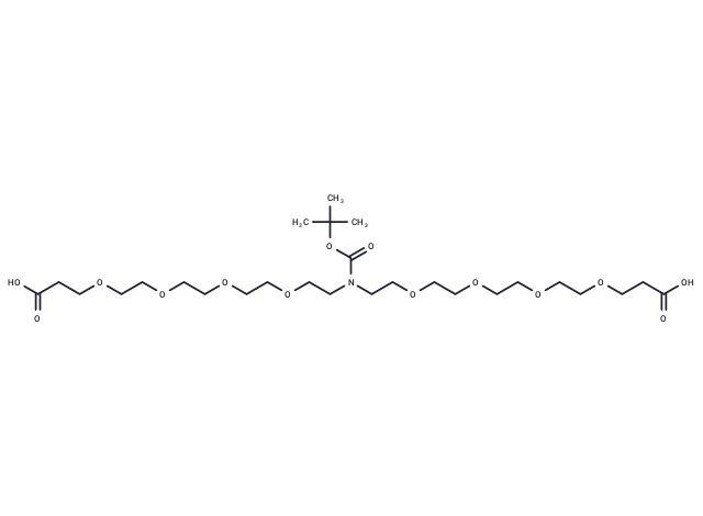 化合物 N-Boc-N-bis(PEG4-acid)|T18395|TargetMol