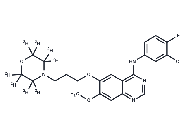 化合物 Gefitinib-d8|T11384|TargetMol