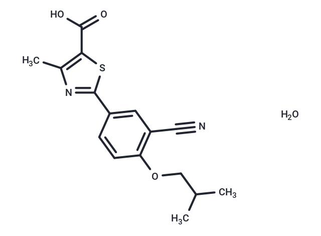 化合物 Febuxostat hemihydrate|T69247|TargetMol