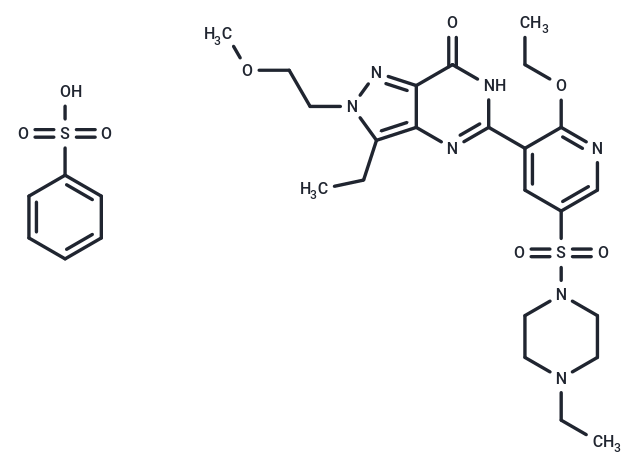 化合物 Gisadenafil besylate|T11400|TargetMol