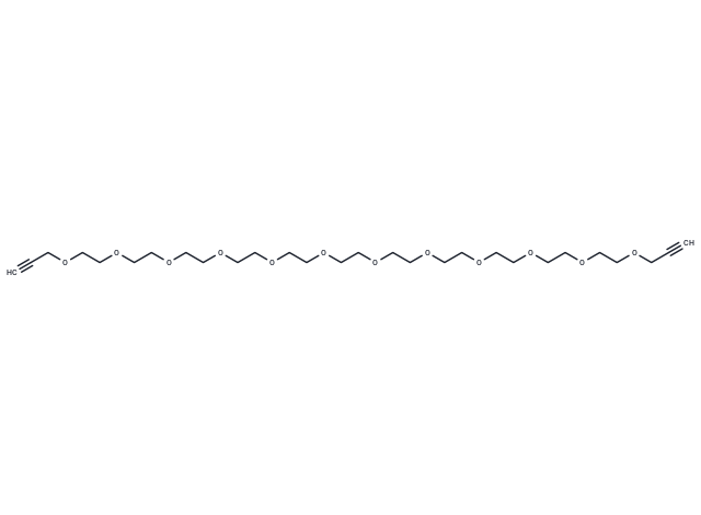 化合物 Bis-propargyl-PEG11|T17633|TargetMol