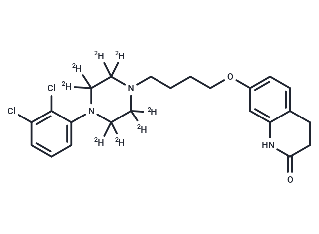 化合物 Aripiprazole (D8)|T10368|TargetMol