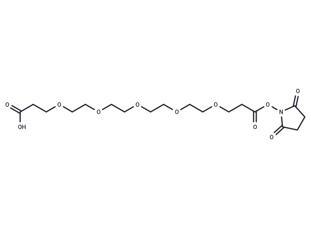 化合物 Acid-C2-PEG4-C2-NHS ester|T14097|TargetMol