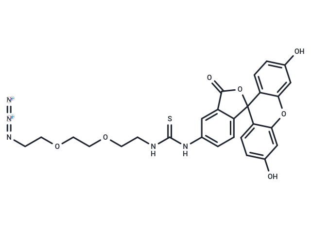 化合物 Fluorescein-thiourea-PEG2-azide|T15297|TargetMol