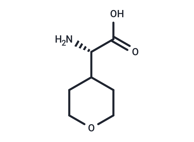 化合物 (S)-2-Amino-2-(tetrahydro-2H-pyran-4-yl)acetic acid|T66856|TargetMol