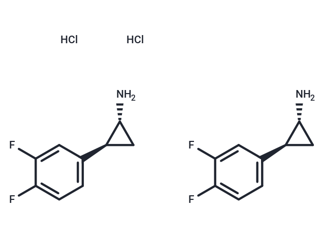 化合物 (1R,2S)-2-(3,4-Difluorophenyl)cyclopropanamine hydrochloride|T66300|TargetMol