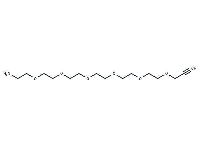 化合物 Propargyl-PEG6-NH2|T16643|TargetMol