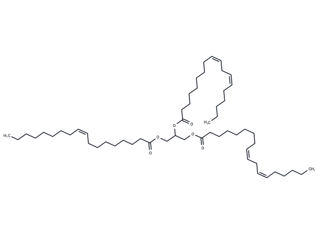 化合物 1,2-Dilinoleoyl-3-Oleoyl-rac-glycerol|T85106|TargetMol