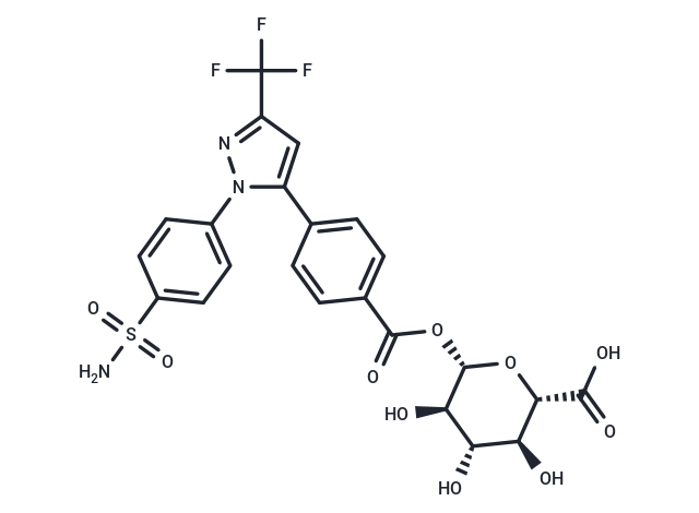 Celecoxib Carboxylic Acid Acyl-β-D-Glucuronide|T37251|TargetMol