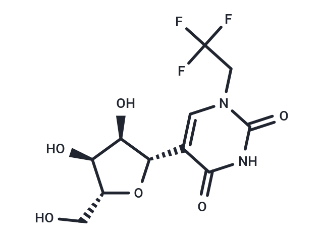 化合物 N1-(1,1,1-Trifluoroethyl)pseudouridine|TNU0061|TargetMol