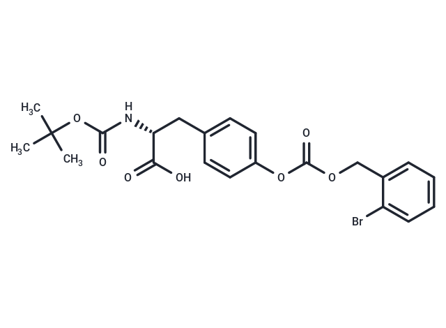 化合物 Boc-D-Tyr(2-Br-Z)-OH|T66218|TargetMol