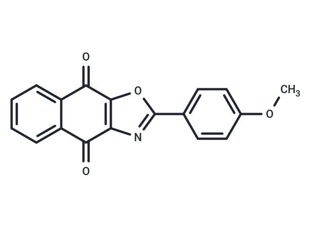 化合物 2-(4-Methoxyphenyl)naphtho[2,3-d]oxazole-4,9-dione|TNU0861|TargetMol