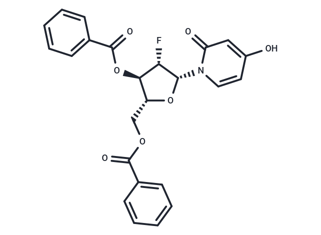 化合物 3’,5’-Di-O-benzoyl-2’-deoxy-2’-fluoro-3-Deaza-arabinouridine|TNU0920|TargetMol