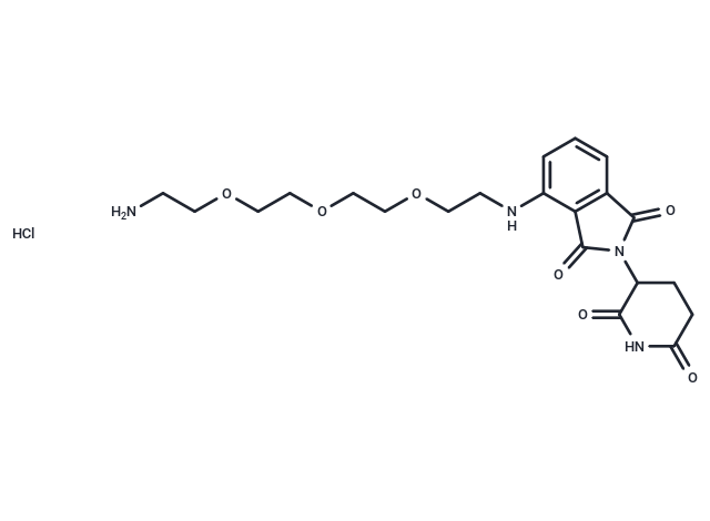 Pomalidomide-PEG3-C2-NH2 hydrochloride|T40105|TargetMol