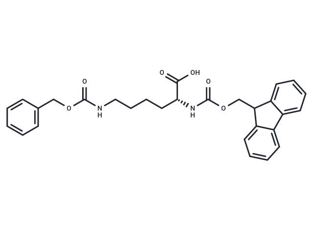 化合物 (R)-2-((((9H-Fluoren-9-yl)methoxy)carbonyl)amino)-6-(((benzyloxy)carbonyl)amino)hexanoic acid|T65187|TargetMol