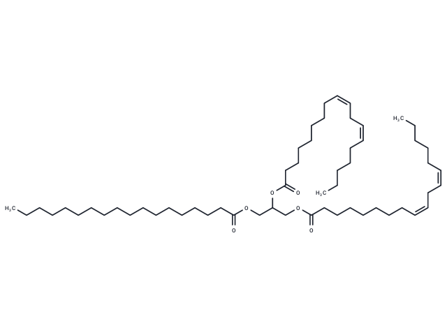 化合物 1,2-Dilinoleoyl-3-Stearoyl-rac-glycerol|T85130|TargetMol