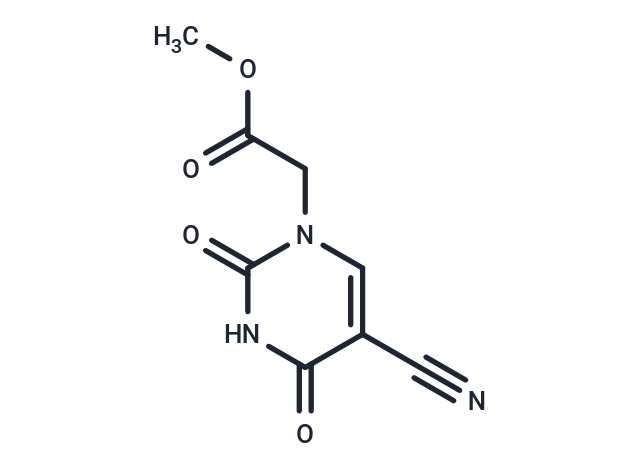 化合物 5-Cyanouracil-1-yl ?acetic acid methyl ester|TNU1059|TargetMol