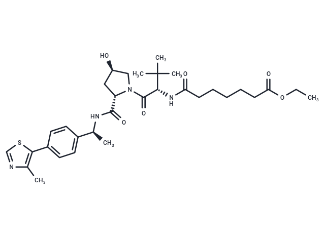 化合物 (S,R,S)-AHPC-Me-C7 ester|T18671|TargetMol