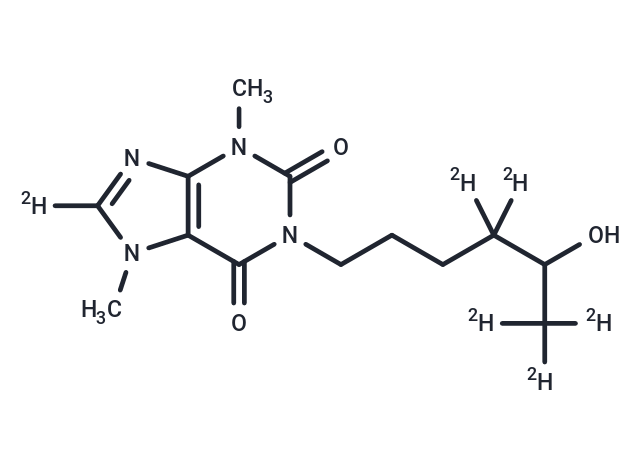 羟基己酮可可碱-d6（rac-利索茶碱-d6）|TMIJ-0231|TargetMol