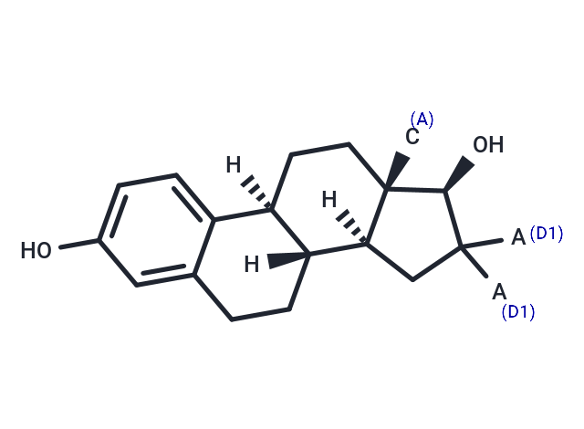 17β 雌二醇-16,16-d2|TMIR-0016|TargetMol