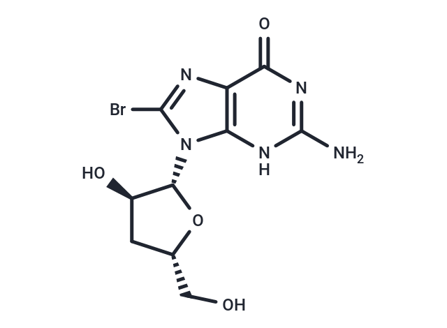 化合物 8-Bromo-3’-deoxyguanosine|TNU0445|TargetMol