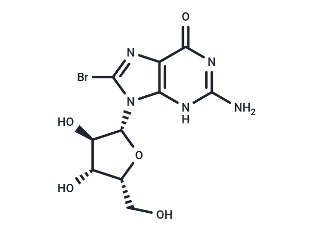 化合物 8-Bromo-9-(b-D-xylofuranosyl)guanine|TNU0382|TargetMol