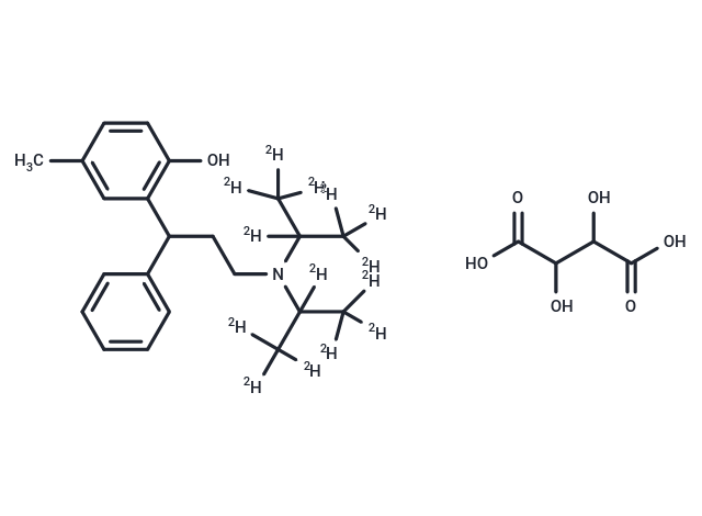 外消旋-托特罗定-d14 酒石酸盐|TMIJ-0235|TargetMol