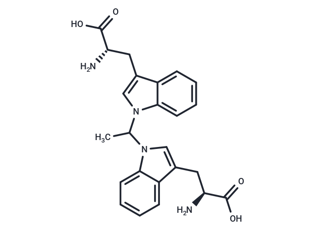 化合物 1,1'-Ethylidene-bis-(L-tryptophan)|T84937|TargetMol