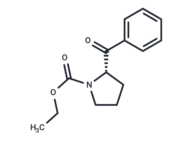 化合物 Ethyl (S)-2-benzoylpyrrolidine-1-carboxylate|TNU0988|TargetMol