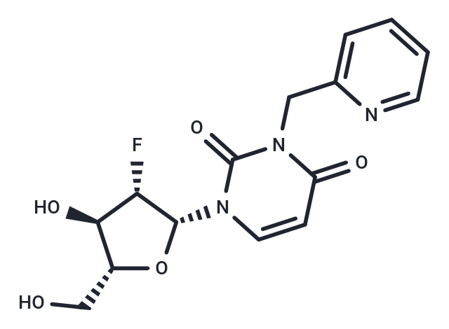 化合物 2’-Deoxy-2’-fluoro-N3-[(pyridin-2-yl)methyl]-beta-D-arabinouridine|TNU0106|TargetMol