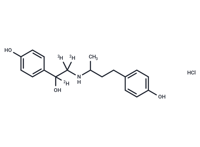 化合物 Ractopamine-d3 hydrochloride|TMID-0019|TargetMol