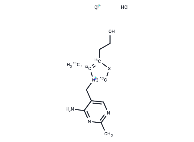 硫胺素盐酸盐-13C4|TMIJ-0377|TargetMol