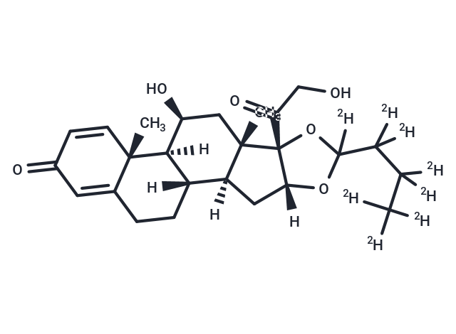 化合物 Budesonide-d8|TMID-0006|TargetMol