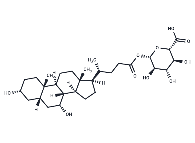 化合物 Chenodeoxycholic Acid 24-Acyl-β-D-Glucuronide|T85006|TargetMol