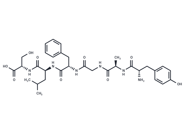 化合物 Enkephalin-leu, ala(2)-ser(6)-|T31631|TargetMol